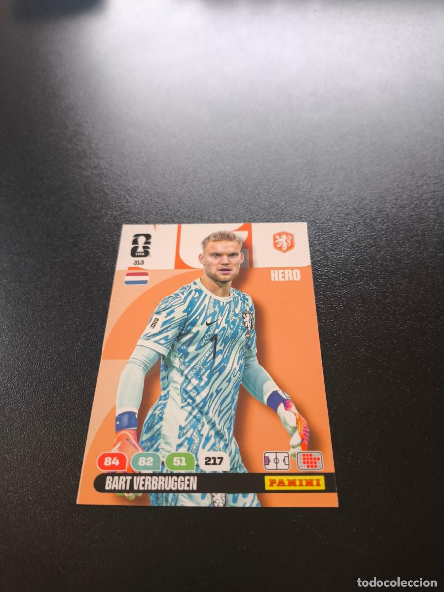 Cromos de F&uacute;tbol: 313 Bart Verbruggen PAISES BAJOS HOLANDA ADRENALYN MUNDIAL FIFA WORLD CUP 2026 PANINI