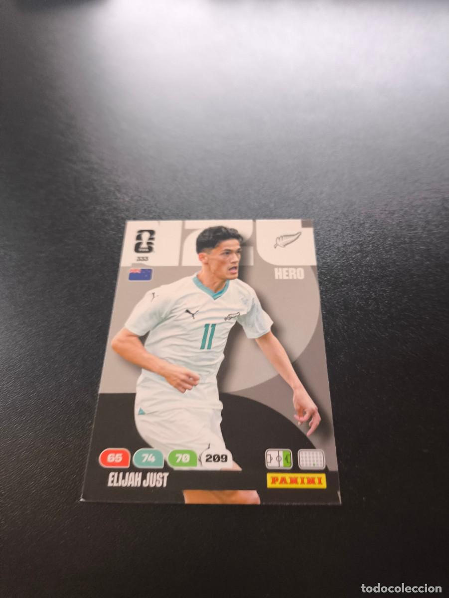 Cromos de F&uacute;tbol: 333 Elijah Just NUEVA ZELANDA ADRENALYN MUNDIAL FIFA WORLD CUP 2026 PANINI