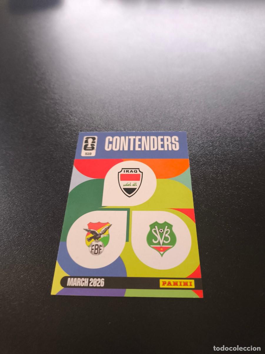 Cromos de F&uacute;tbol: 519 CONTENDERS IRAK SURNIMAN BOLIVIA ADRENALYN MUNDIAL FIFA WORLD CUP 2026 PANINI