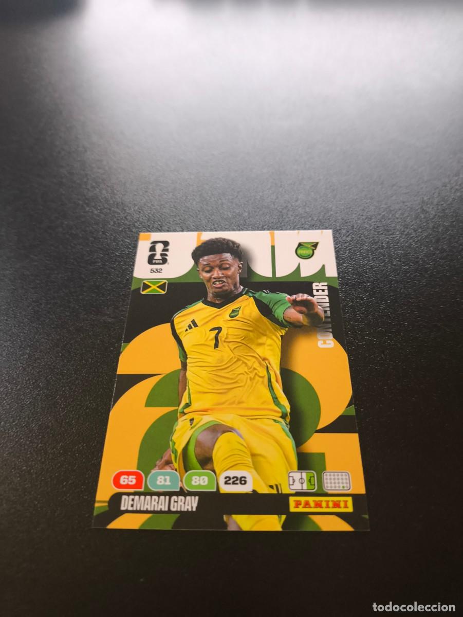 Cromos de F&uacute;tbol: 532 Demarai Gray JAMAICA ADRENALYN MUNDIAL FIFA WORLD CUP 2026 PANINI