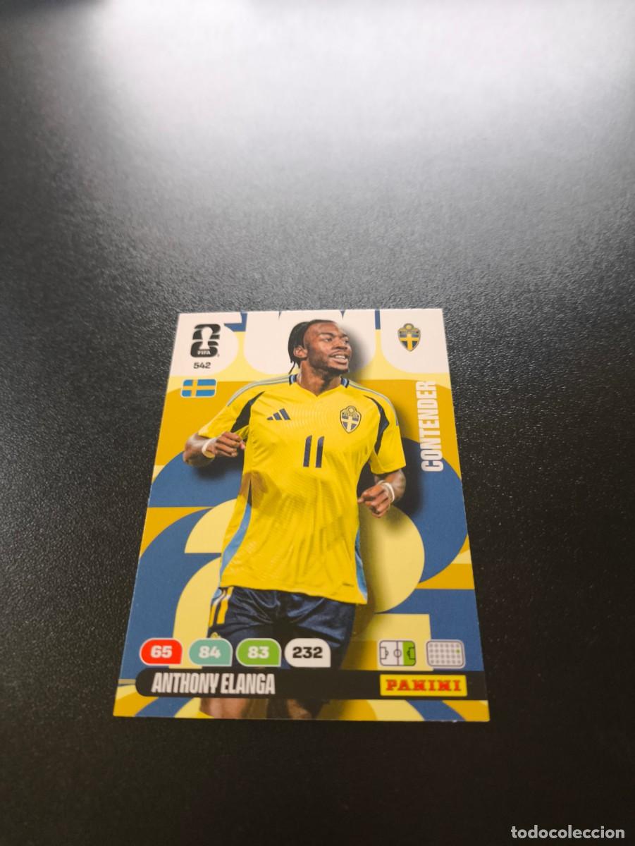Cromos de F&uacute;tbol: 542 Anthony Elanga SUECIA ADRENALYN MUNDIAL FIFA WORLD CUP 2026 PANINI