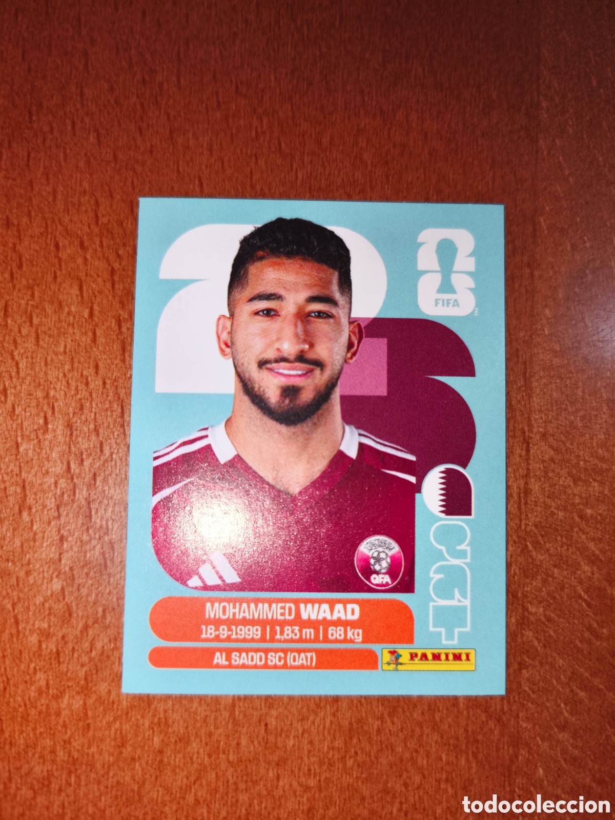 Cromos de F&uacute;tbol: QAT14 Mohammed Waad QAT 14 Fifa World Cup 2026 Catar