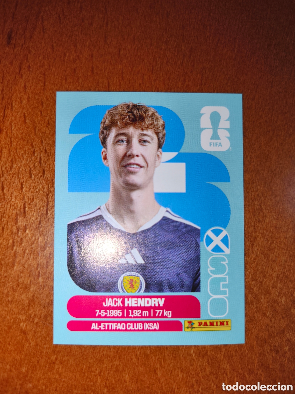 Football Stickers: SCO3 Jack Hendry Fifa World Cup 2026 Escocia