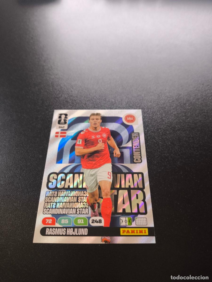 Cromos de F&uacute;tbol: 642 Rasmus H&oslash;jlund DINAMARCA SCANDINAVIAN STAR ADRENALYN MUNDIAL FIFA WORLD CUP 2026 PANINI