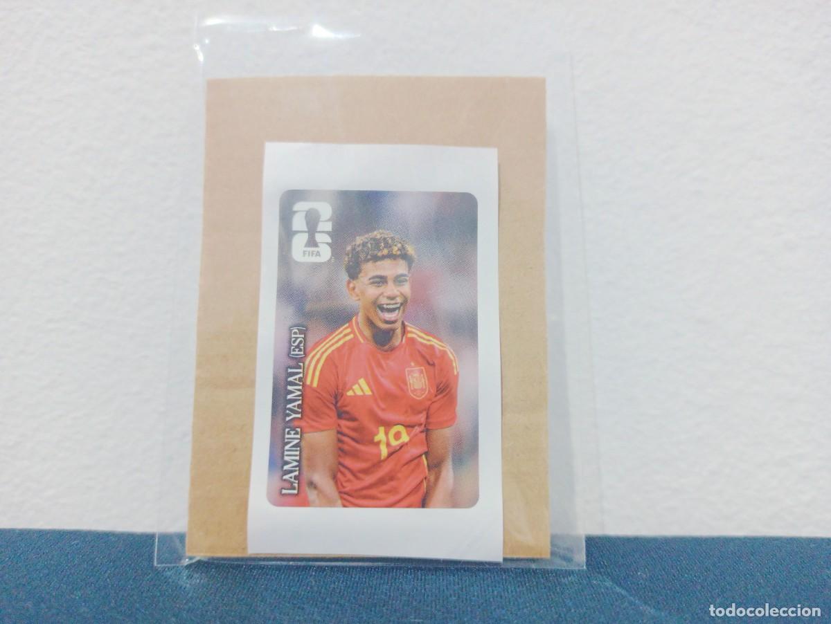 Cartes &agrave; collectionner de Football: LAMINE YAMAL COCA COLA COCACOLA ESPA&Ntilde;A EDICION LIMITADA FIFA WORLD CUP 26 MUNDIAL 2026 SIN PEGAR