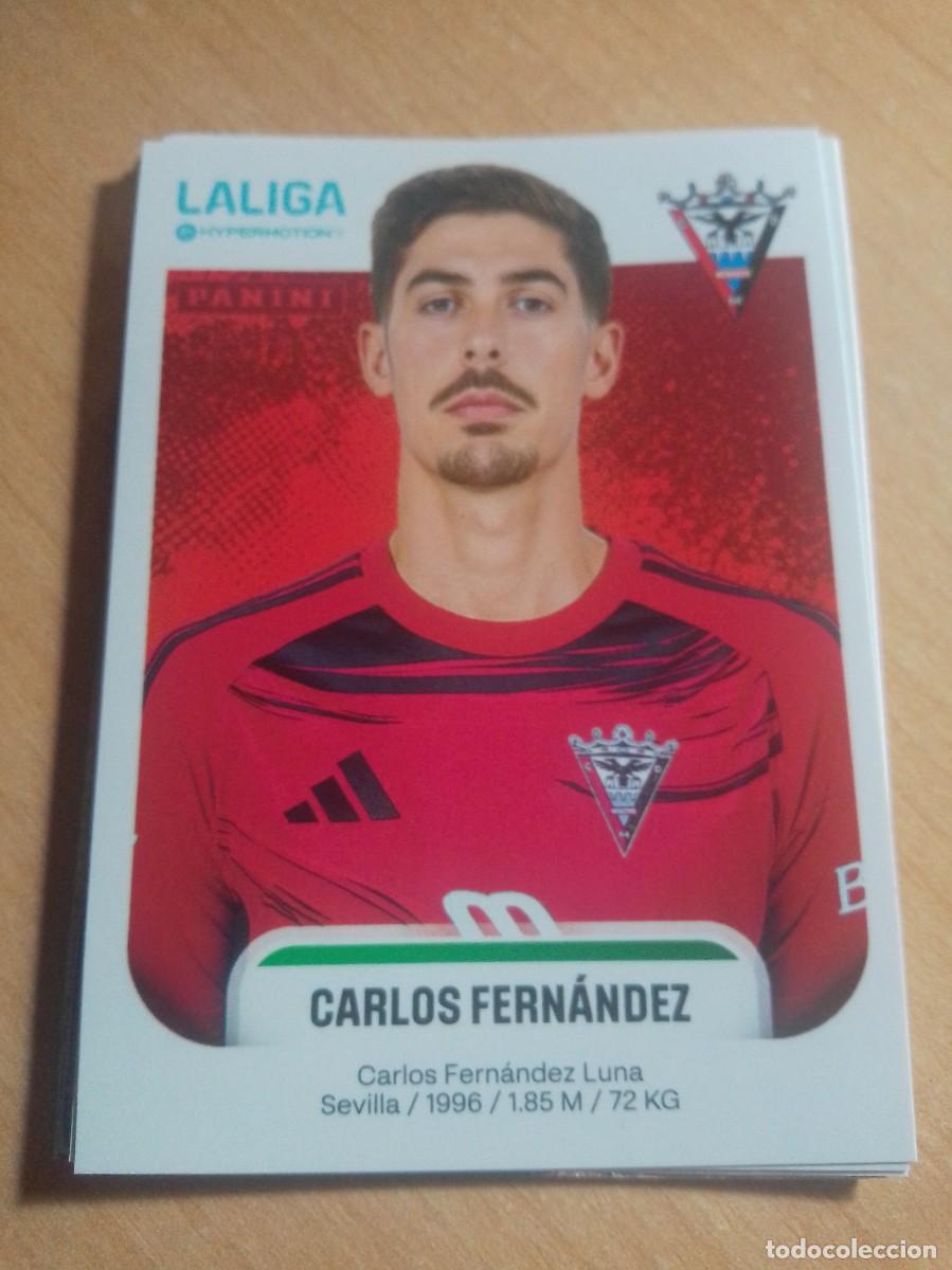 Football Stickers: 321 CARLOS FERNANDEZ DEL MIRANDES 2&ordf; DIVISION HYPERMOTION 25 26 PANINI 2025 2026 NUEVO