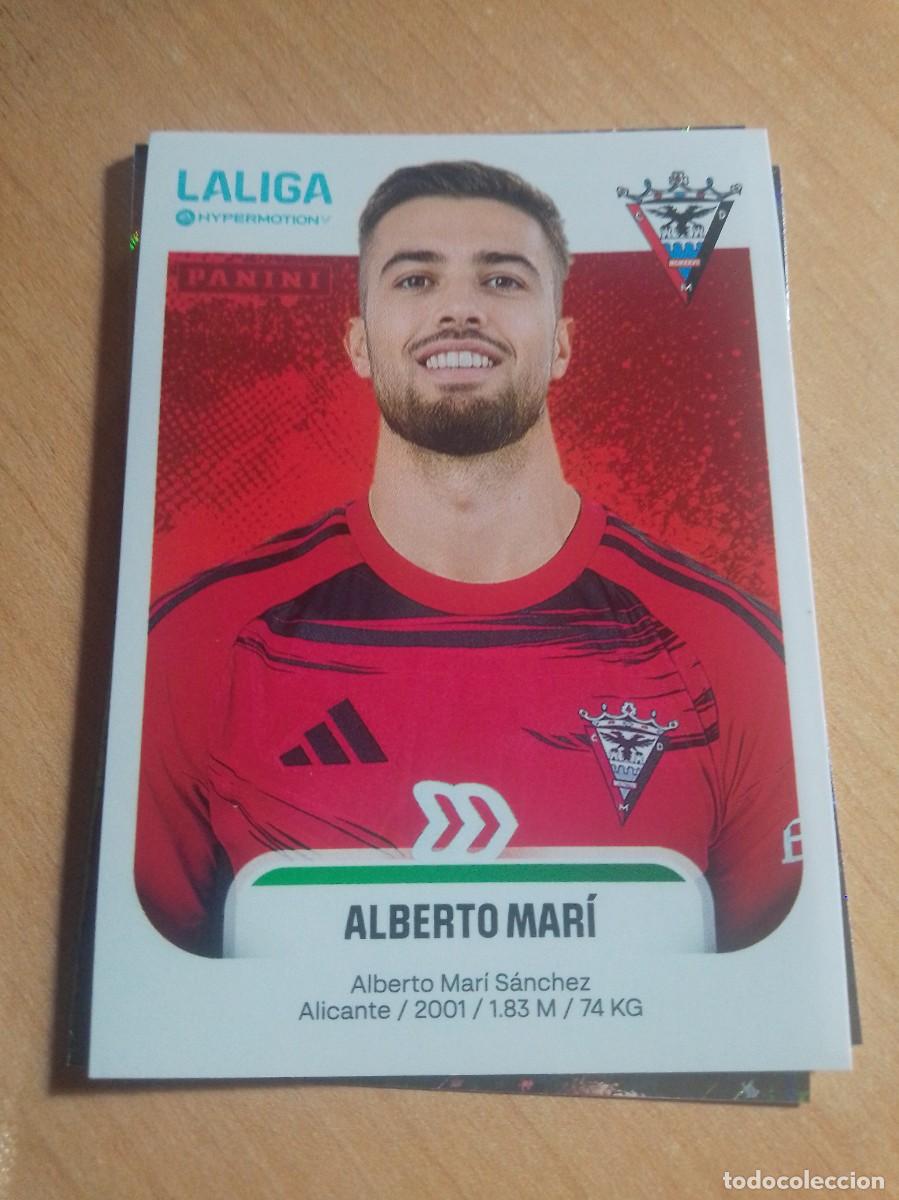 Football Stickers: 323 ALBERTO MARI DEL MIRANDES 2&ordf; DIVISION HYPERMOTION 25 26 PANINI 2025 2026 NUEVO
