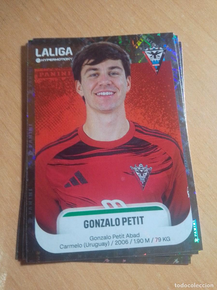 Football Stickers: 324 GONZALO PETIT DEL MIRANDES 2&ordf; DIVISION HYPERMOTION 25 26 PANINI 2025 2026 NUEVO