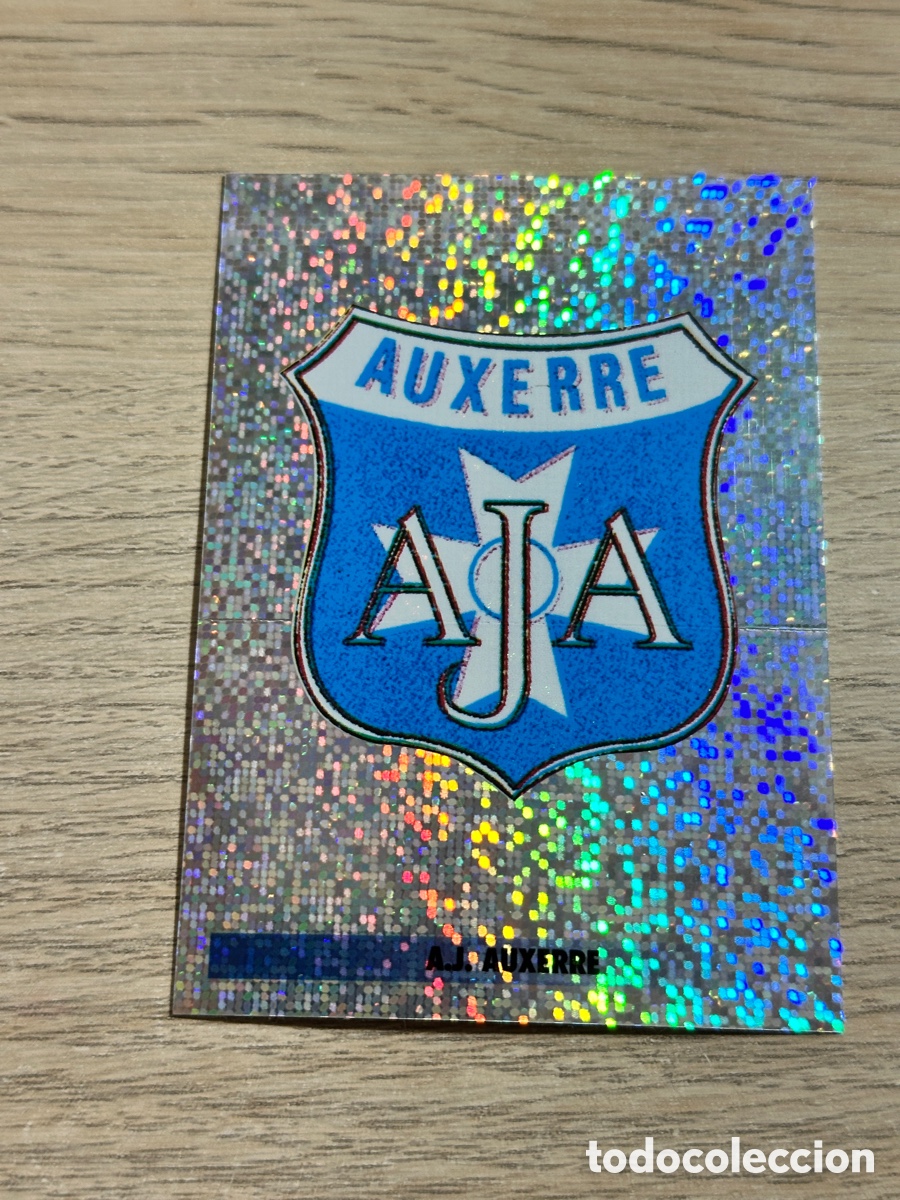 Cromos de Futebol: ESCUDO n&ordm; 27 AUXERRE LOS MEJORES EQUIPOS DE EUROPA 96 97 PANINI SIN PEGAR NUNCA PEGADO