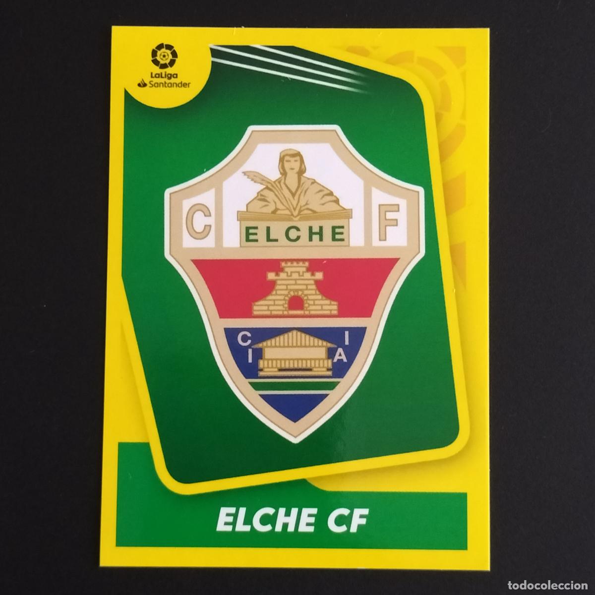 Football Stickers: N&ordm; 1 ESCUDO LOGO ELCHE CROMOS LALIGA SANTANDER ESTE LIGA FUTBOL 2021 2022 21 22 PANINI