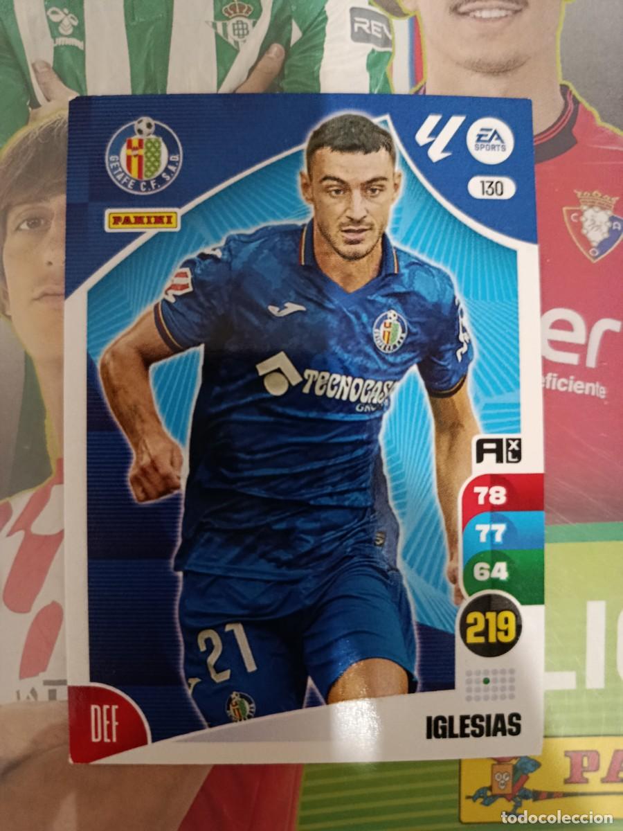 Fu&szlig;ball-Sticker: Adrenalyn 24/25. 130- Iglesias. Getafe.