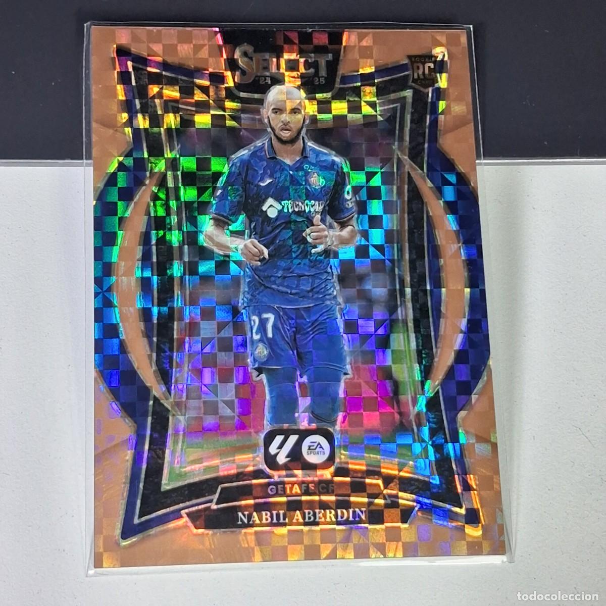 Figurine di Calcio: P2 43 NABIL ABERDIN NUMERADA /59 PRIZM GETAFE ROOKIE CARD PANINI SELECT LA LIGA 2024 2025 24 25