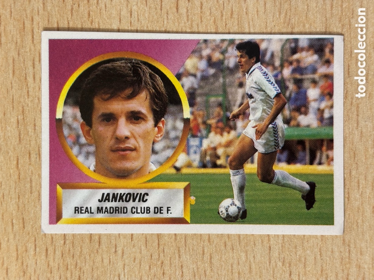 Figurine di Calcio: # 13 B Jankovic Real Madrid Ed. Este 88 89 sin pegar