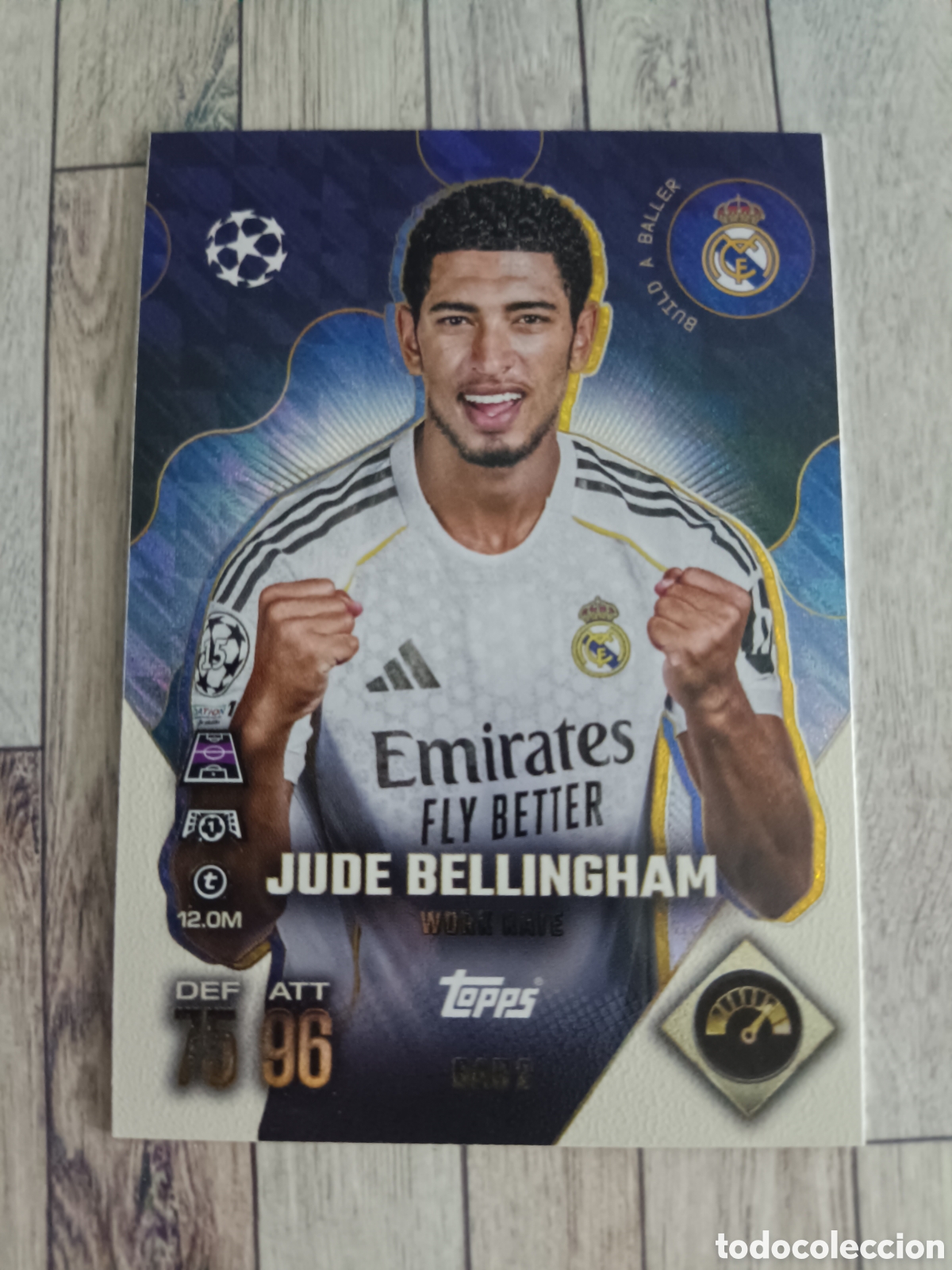 Figurine di Calcio: BAB2 JUDE BELLINGHAM REAL MADRID BUILD A BALLER MATCH ATTAX EXTRA CHAMPIONS 2025 2026 TOPPS 25 26