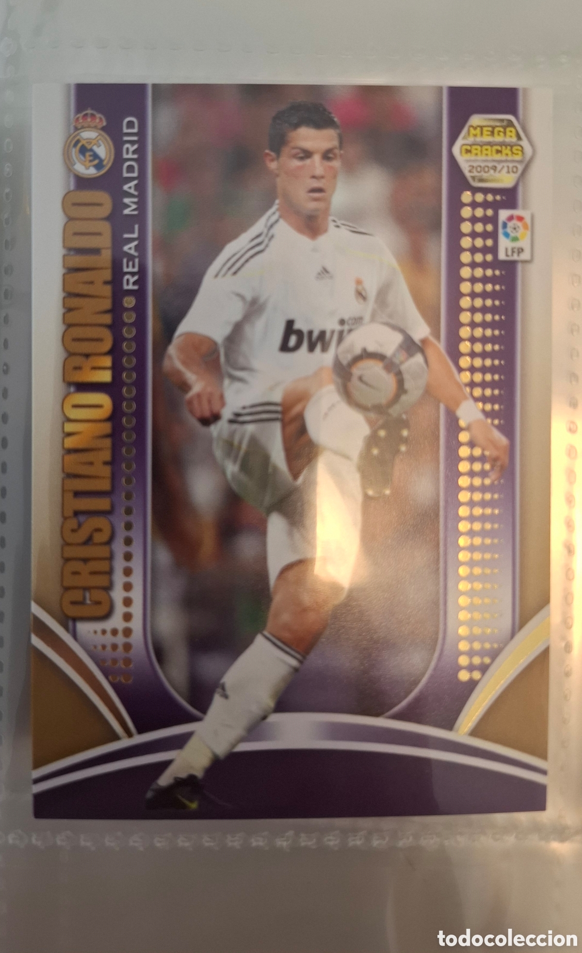Figurine di Calcio: Cristiano ronaldo megacracks 2009 2010 numero 141