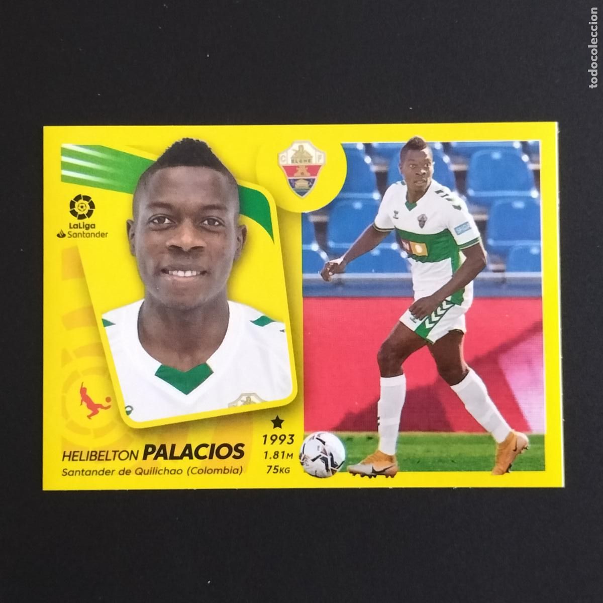 Figurine di Calcio: N&ordm; 9 B PALACIOS ELCHE CROMOS LALIGA SANTANDER ESTE LIGA FUTBOL 2021 2022 21 22 PANINI