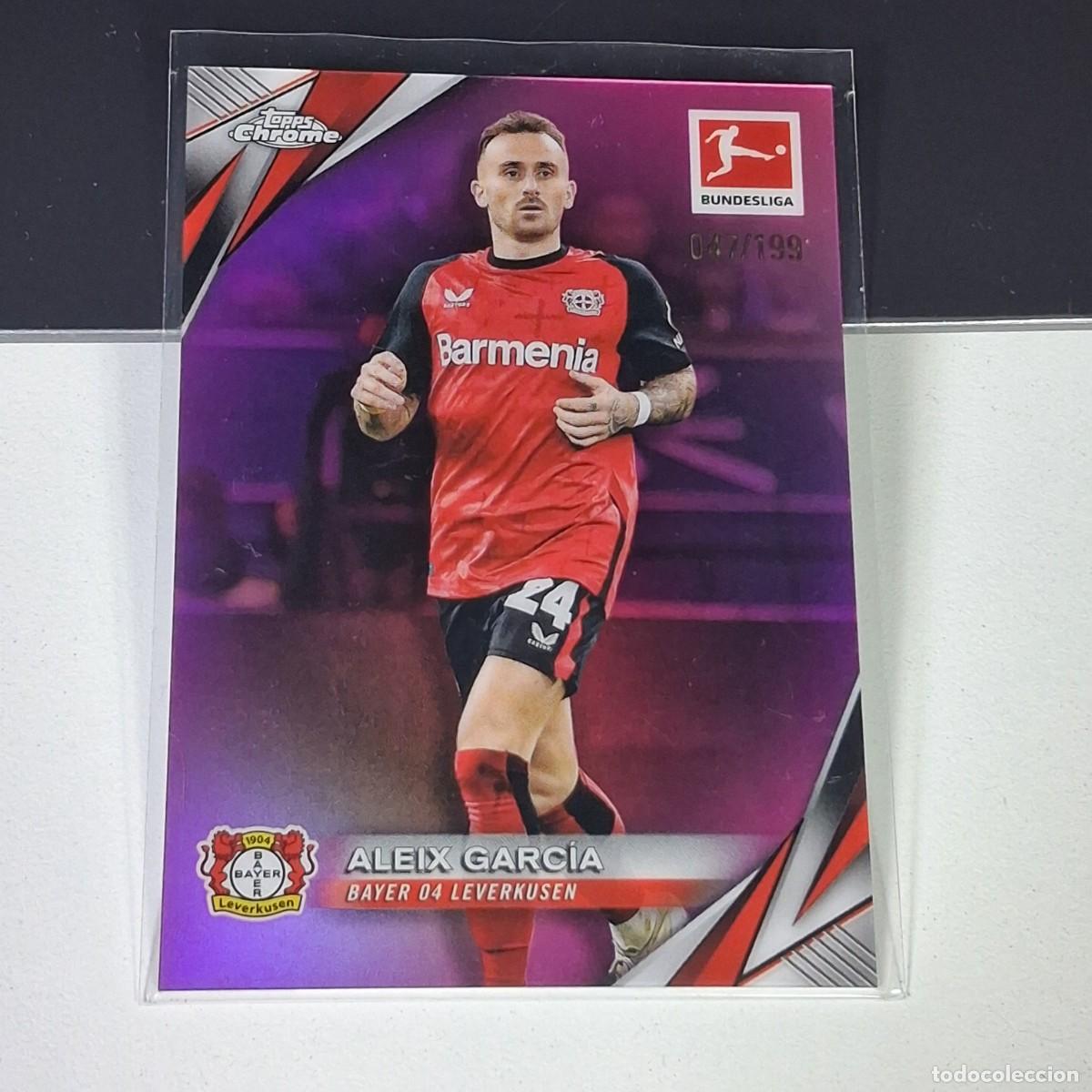 Figurine di Calcio: P2 ALEIX GARCIA NUMERADA /199 BAYER 04 LEVERKUSEN TOPPS CHROME BUNDESLIGA 2025 25
