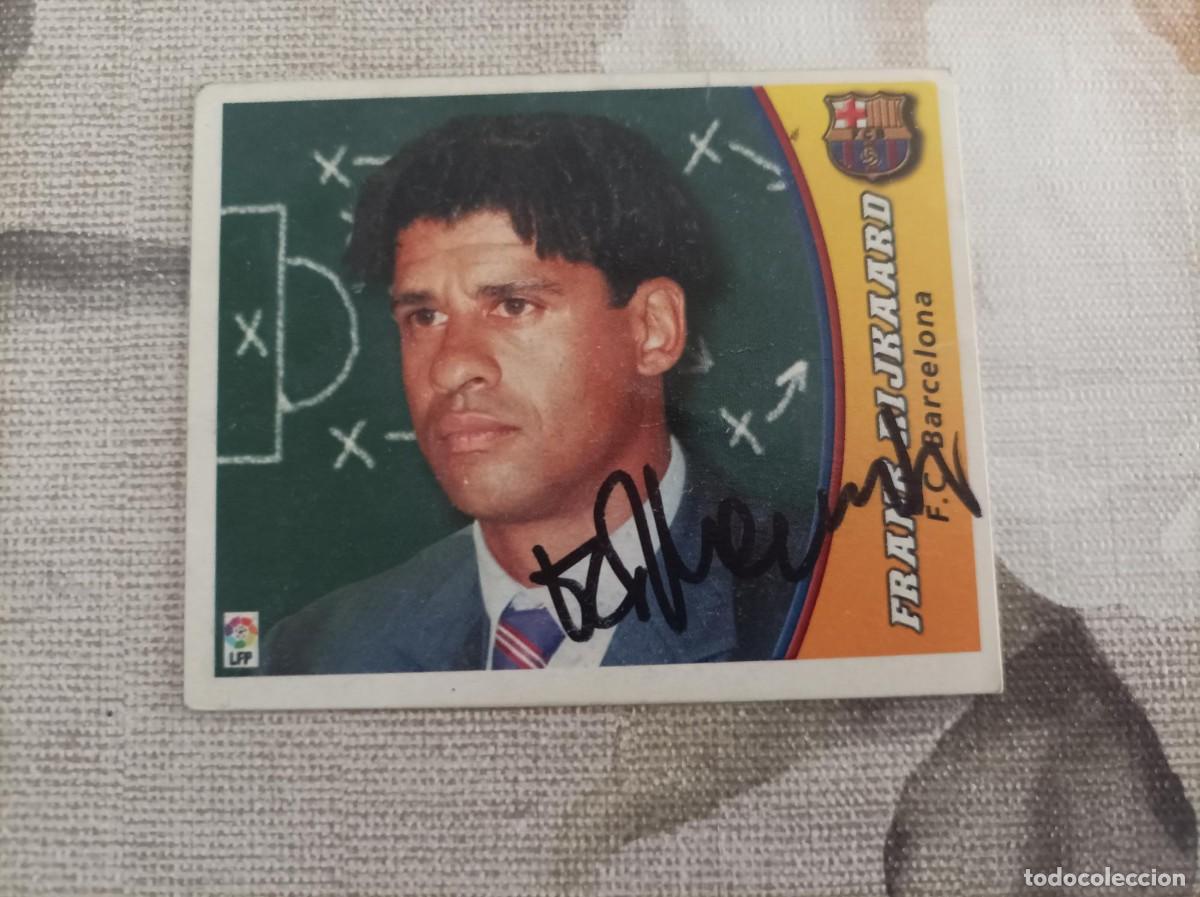 Figurine di Calcio: Cromo futbol firmado Frank Rijkaard