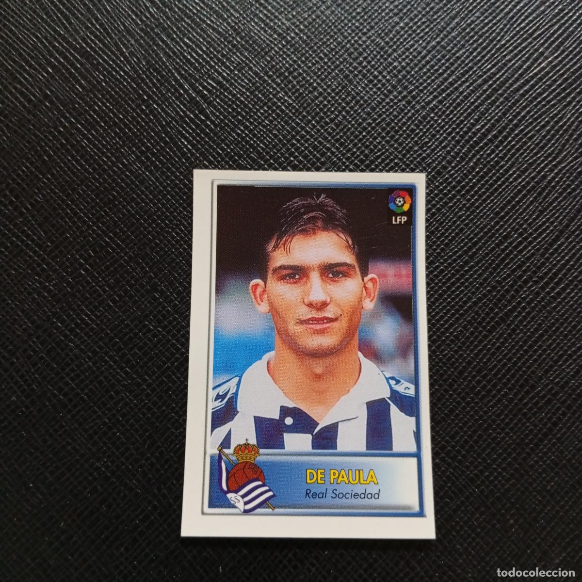 Figurine di Calcio: 174 DE PAULA REAL SOCIEDAD BOLLYCAO 1997 1998 CROMO FUTBOL LIGA 97 98 - SIN PEGAR - A106 PG352