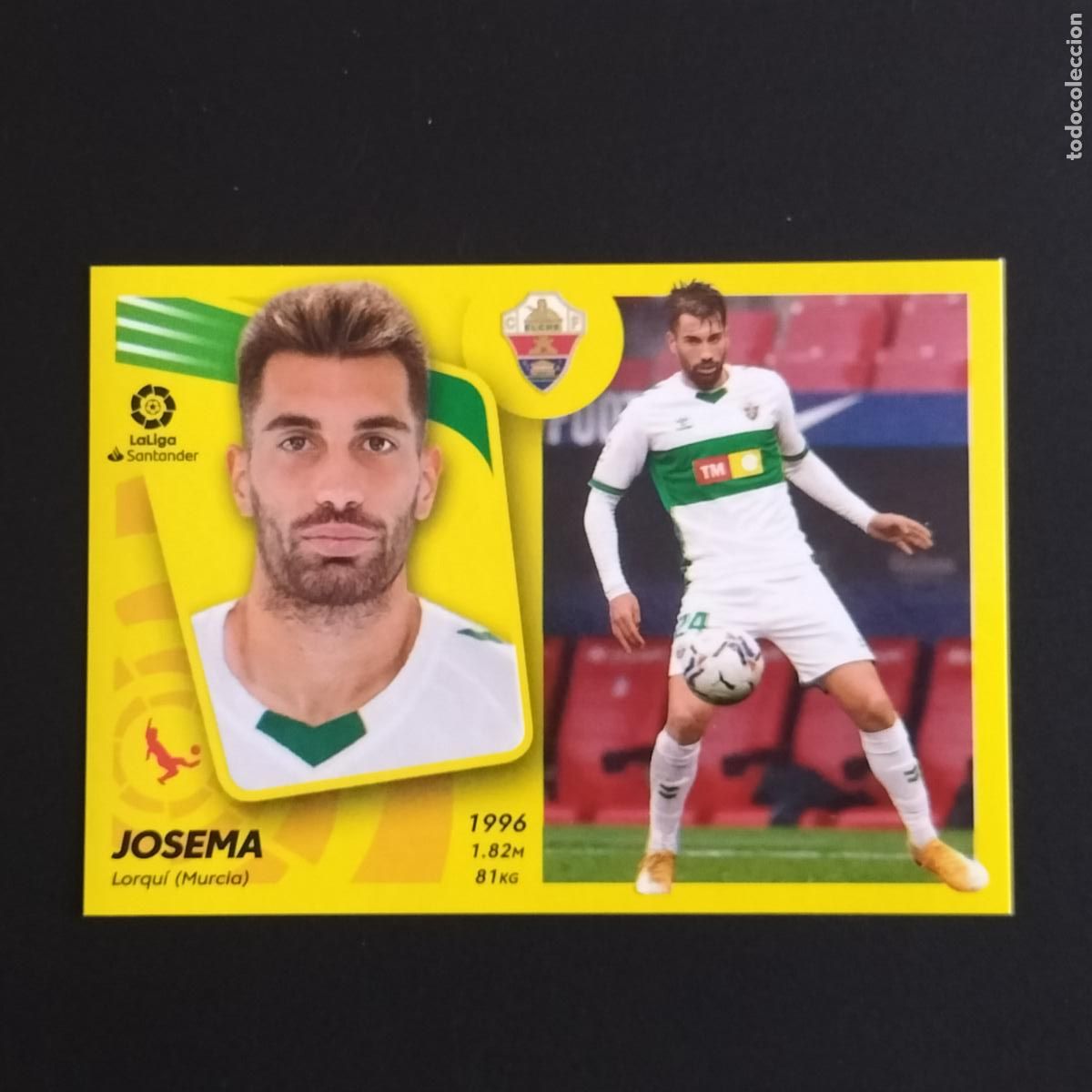Figurine di Calcio: N&ordm; 10 JOSEMA ELCHE CROMOS LALIGA SANTANDER ESTE LIGA FUTBOL 2021 2022 21 22 PANINI