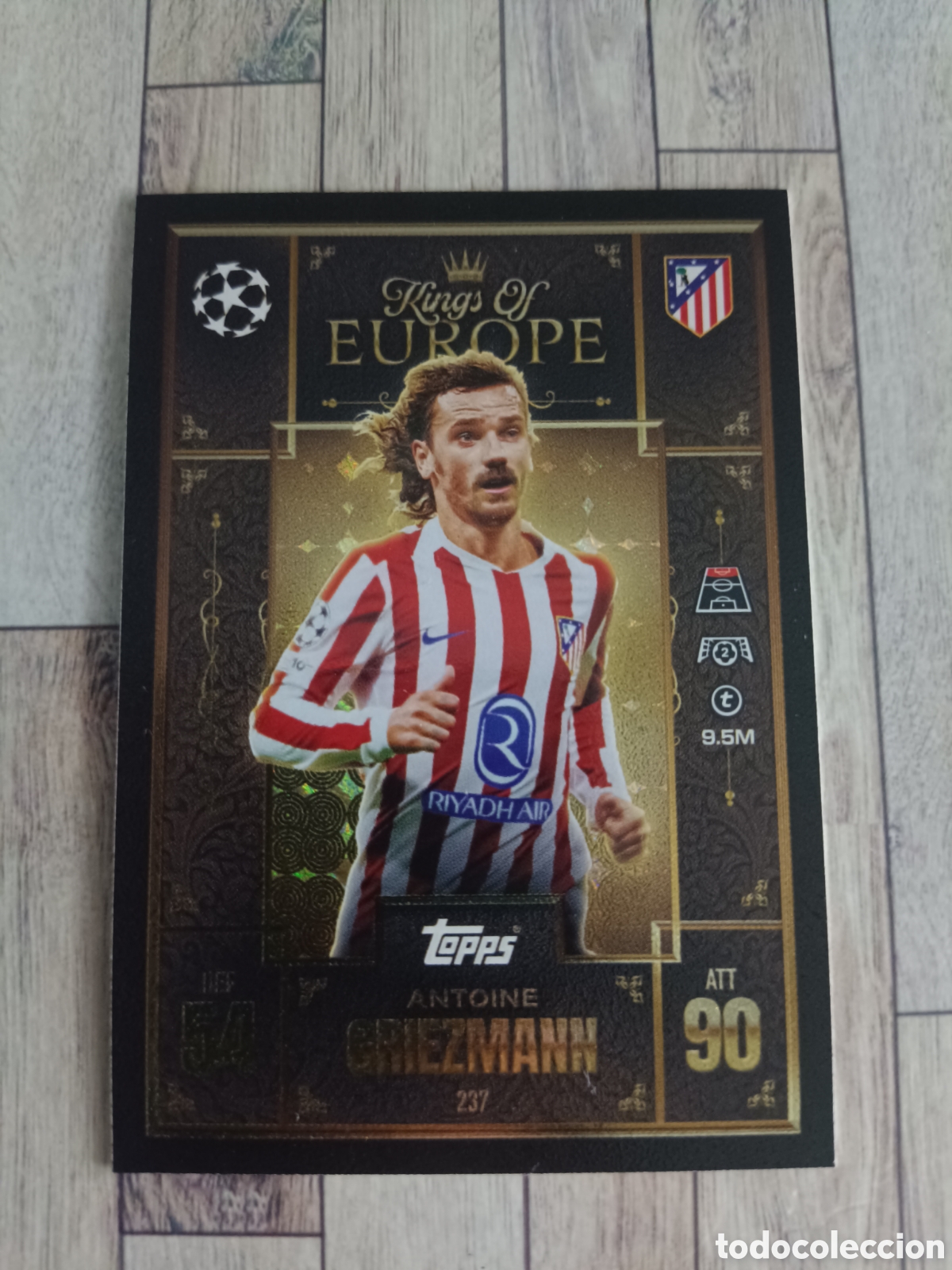 Cromos de Futebol: 237 GRIEZMANN ATL&Eacute;TICO DE MADRID KINGS OF EUROPE MATCH ATTAX EXTRA CHAMPIONS 2025 2026 TOPPS 25 26