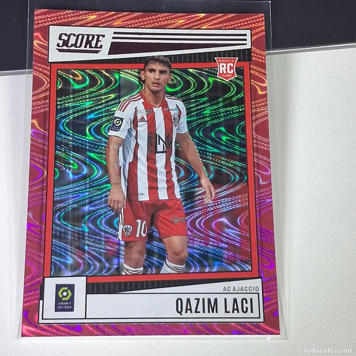 Cromos de Futebol: P2 7 QAZIM LACI NUMERADA /45 AJACCIO CROMO FUTBOL PANINI SCORE FOOT LIGUE 1 2022-2023 FRANCIA 22-23