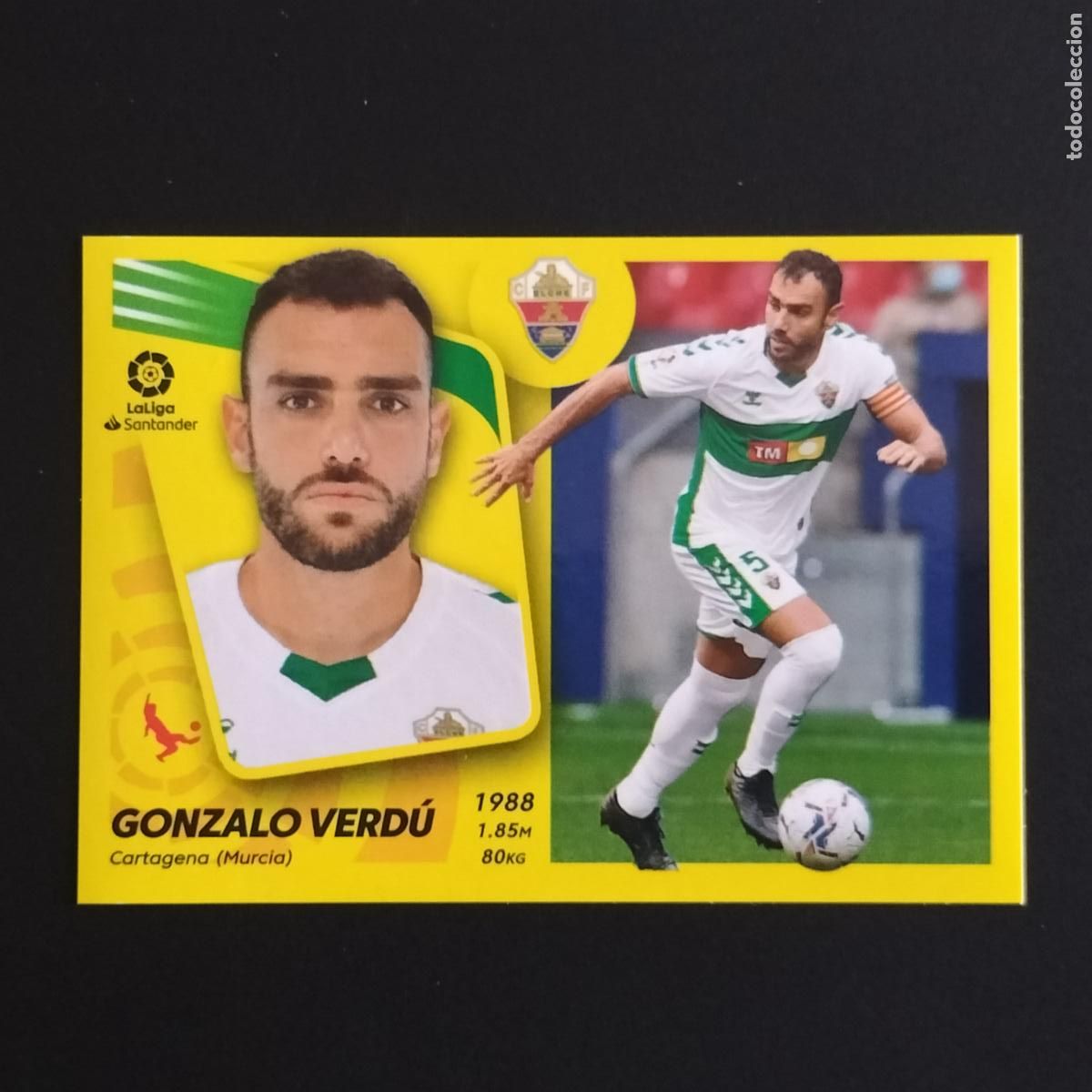 Cromos de Futebol: N&ordm; 11 GONZALO VERDU ELCHE CROMOS LALIGA SANTANDER ESTE LIGA FUTBOL 2021 2022 21 22 PANINI