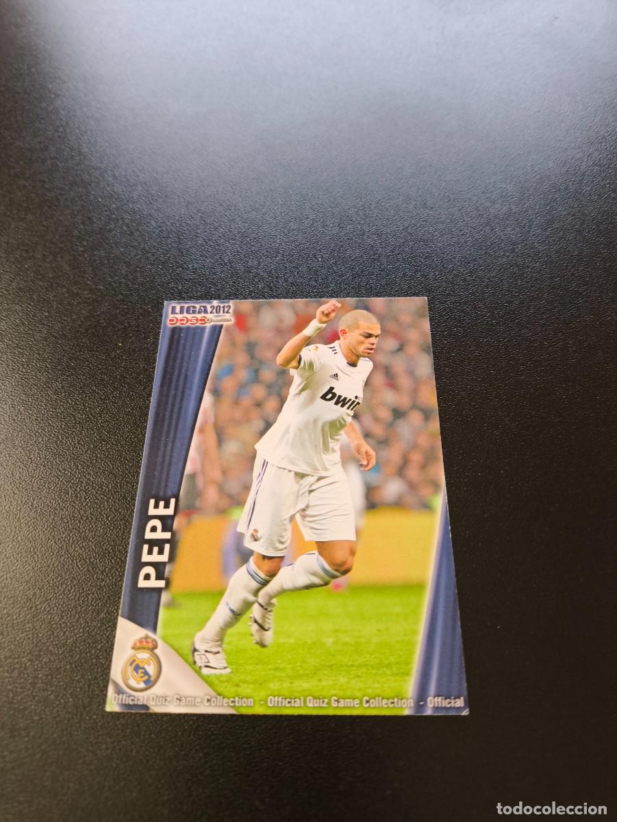 Cromos de Futebol: 34 PEPE REAL MADRID MUNDICROMO LIGA 2011 2012 11 12 NO PANINI ESTE MEGACRACKS