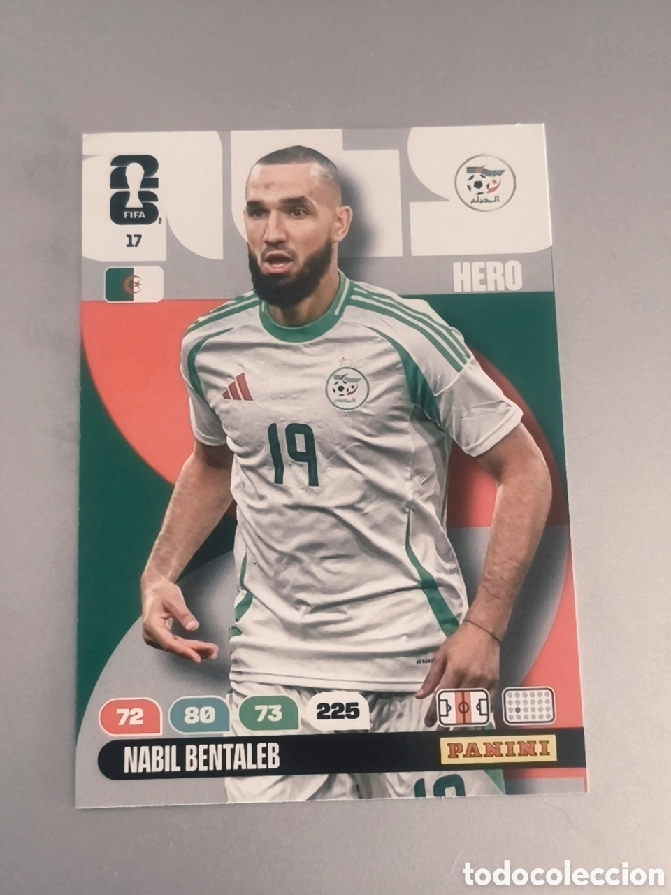 Cromos de Futebol: Carta Nabil Bentaleb Argelia (17) - HERO Panini Adrenalyn XL Mundial 2026