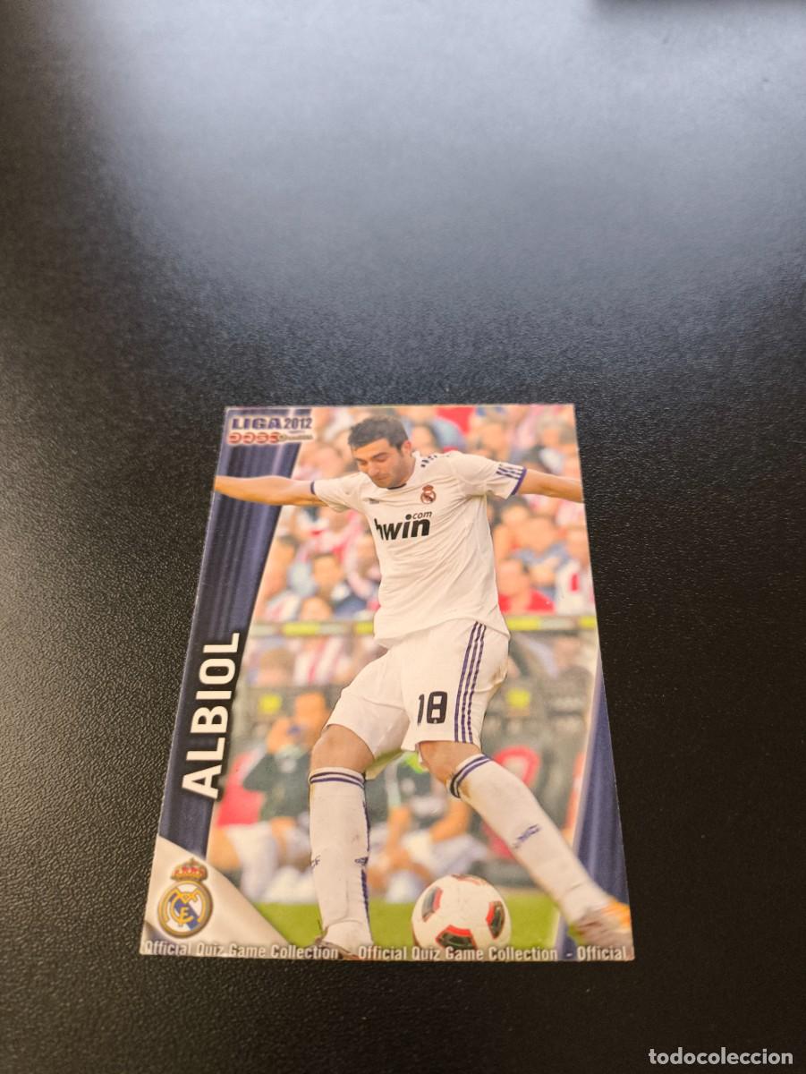 Cromos de F&uacute;tbol: 37 ALBIOL REAL MADRID MUNDICROMO LIGA 2011 2012 11 12 NO PANINI ESTE MEGACRACKS