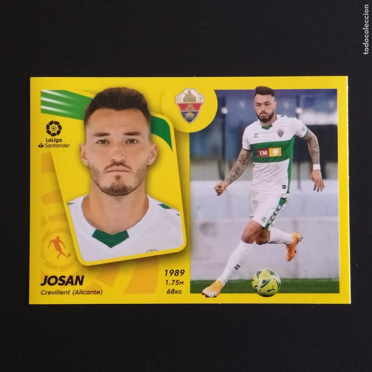 Cromos de F&uacute;tbol: N&ordm; 13 A JOSAN ELCHE CROMOS LALIGA SANTANDER ESTE LIGA FUTBOL 2021 2022 21 22 PANINI