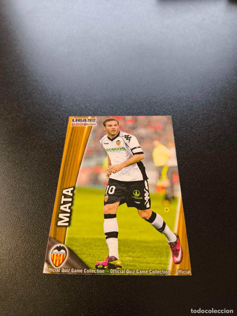 Cromos de F&uacute;tbol: 73 MATA BAJA VALENCIA MUNDICROMO LIGA 2011 2012 11 12 NO PANINI ESTE MEGACRACKS