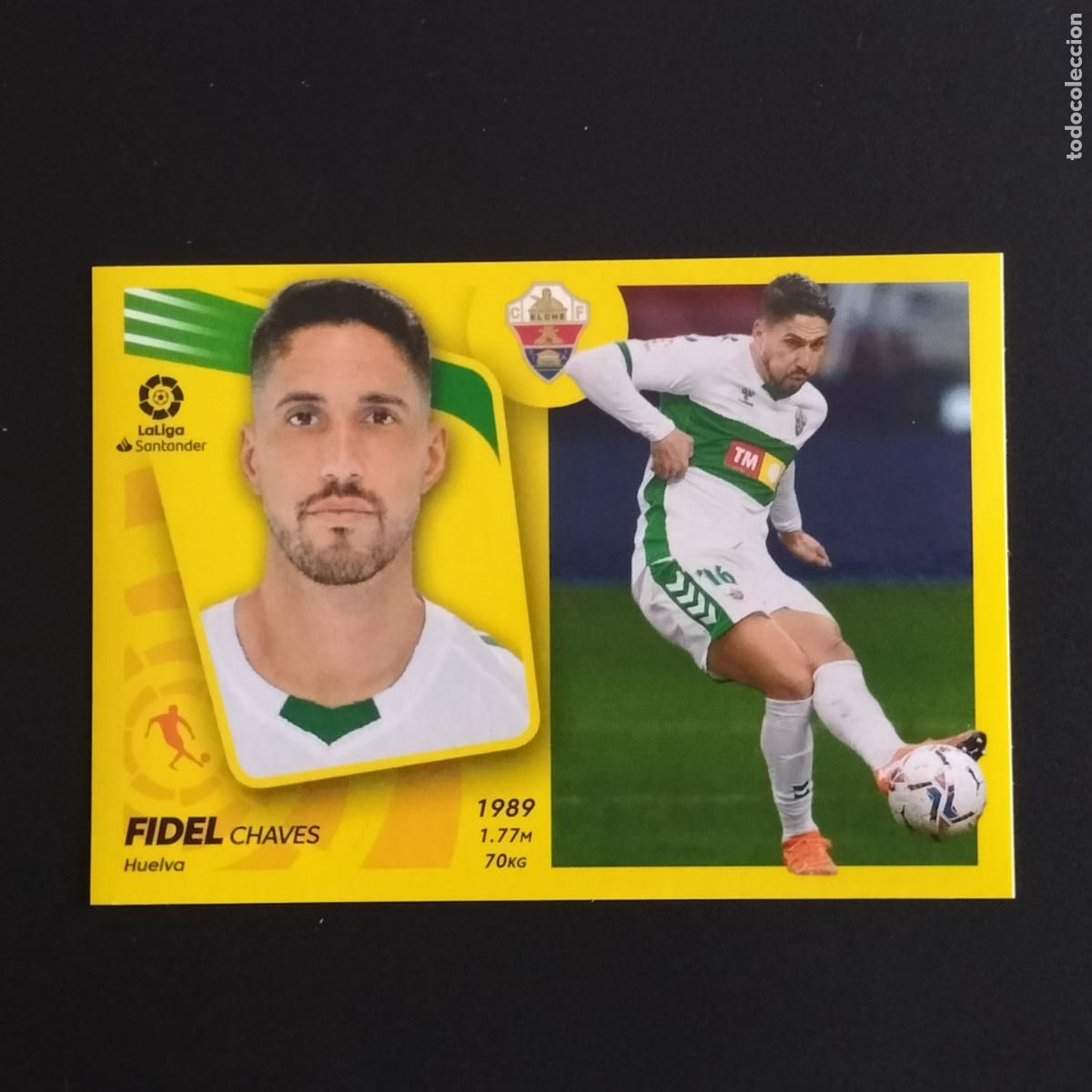 Cromos de F&uacute;tbol: N&ordm; 14 FIDEL ELCHE CROMOS LALIGA SANTANDER ESTE LIGA FUTBOL 2021 2022 21 22 PANINI