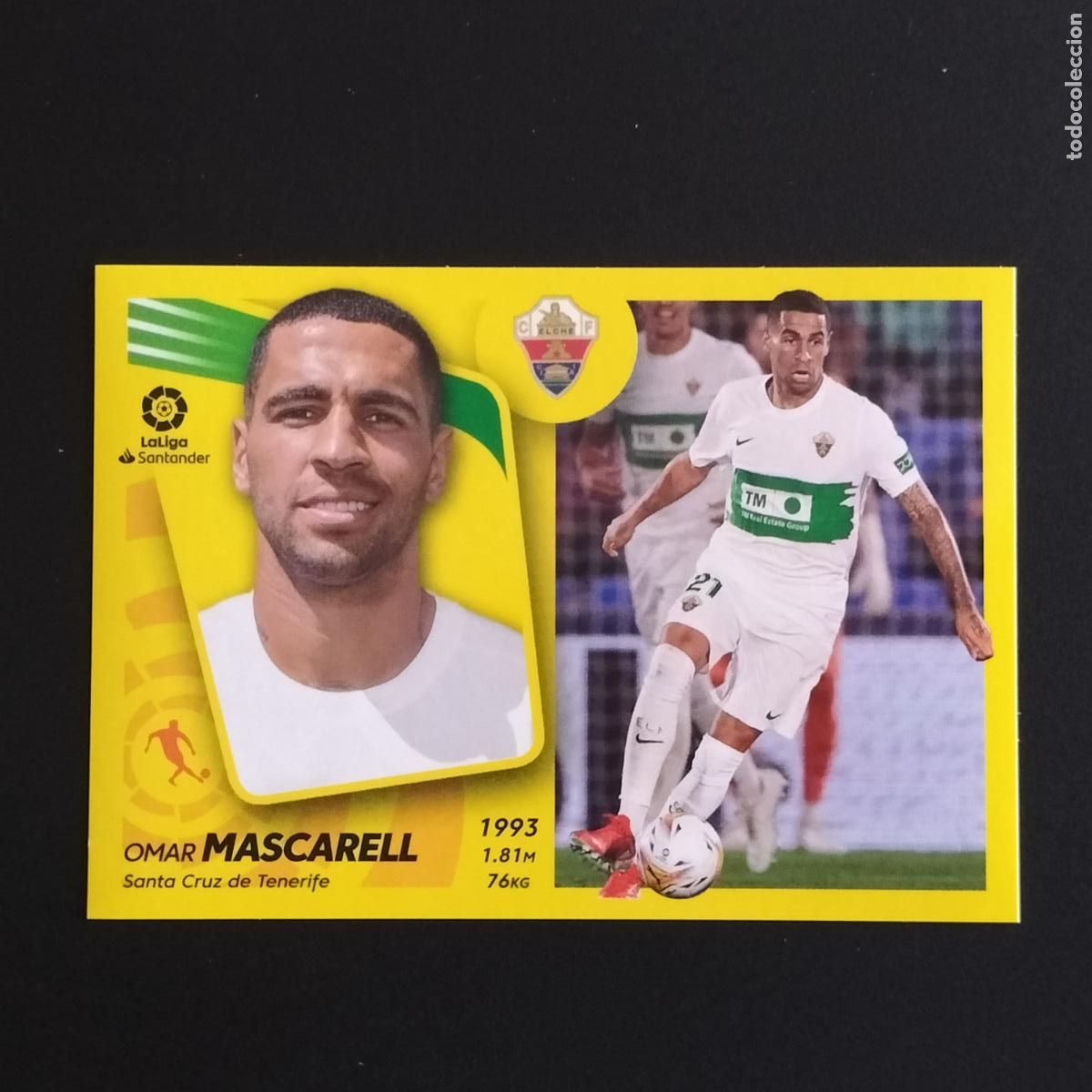 Cromos de F&uacute;tbol: N&ordm; 14 BIS COLOCA MASCARELL ELCHE CROMOS LALIGA SANTANDER ESTE LIGA FUTBOL 2021 2022 21 22 PANINI