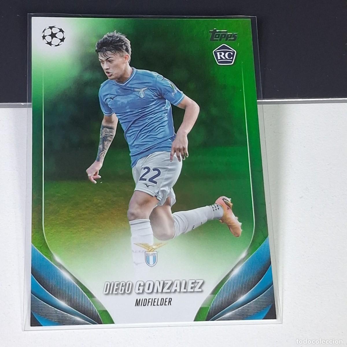 Football Stickers: P2 125 DIEGO GONZALEZ NUMERADA /199 ROOKIE CARD SS LAZIO FC TOPPS CHROME UEFA COMPETITITONS 2024