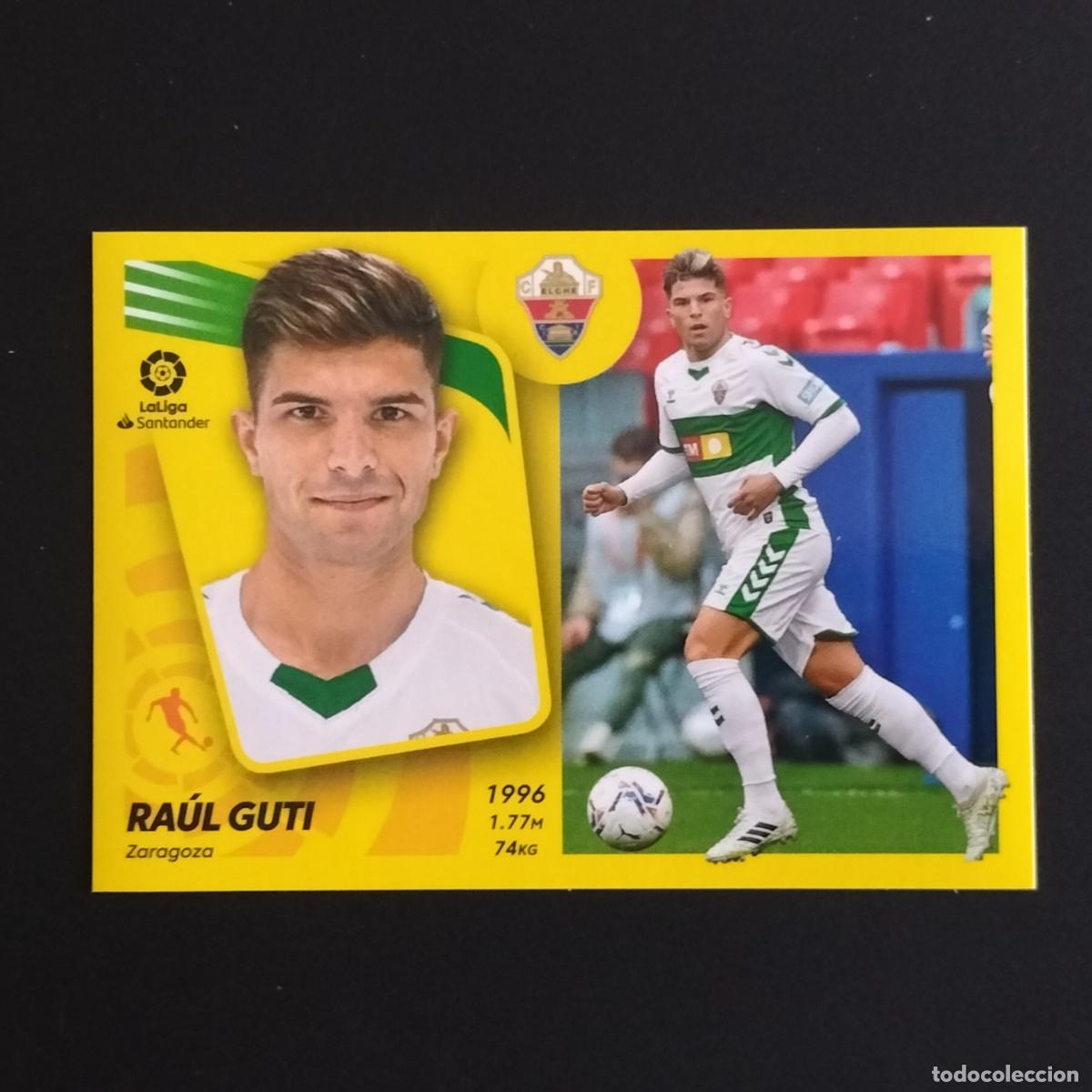 Football Stickers: N&ordm; 16 RAUL GUTI ELCHE CROMOS LALIGA SANTANDER ESTE LIGA FUTBOL 2021 2022 21 22 PANINI