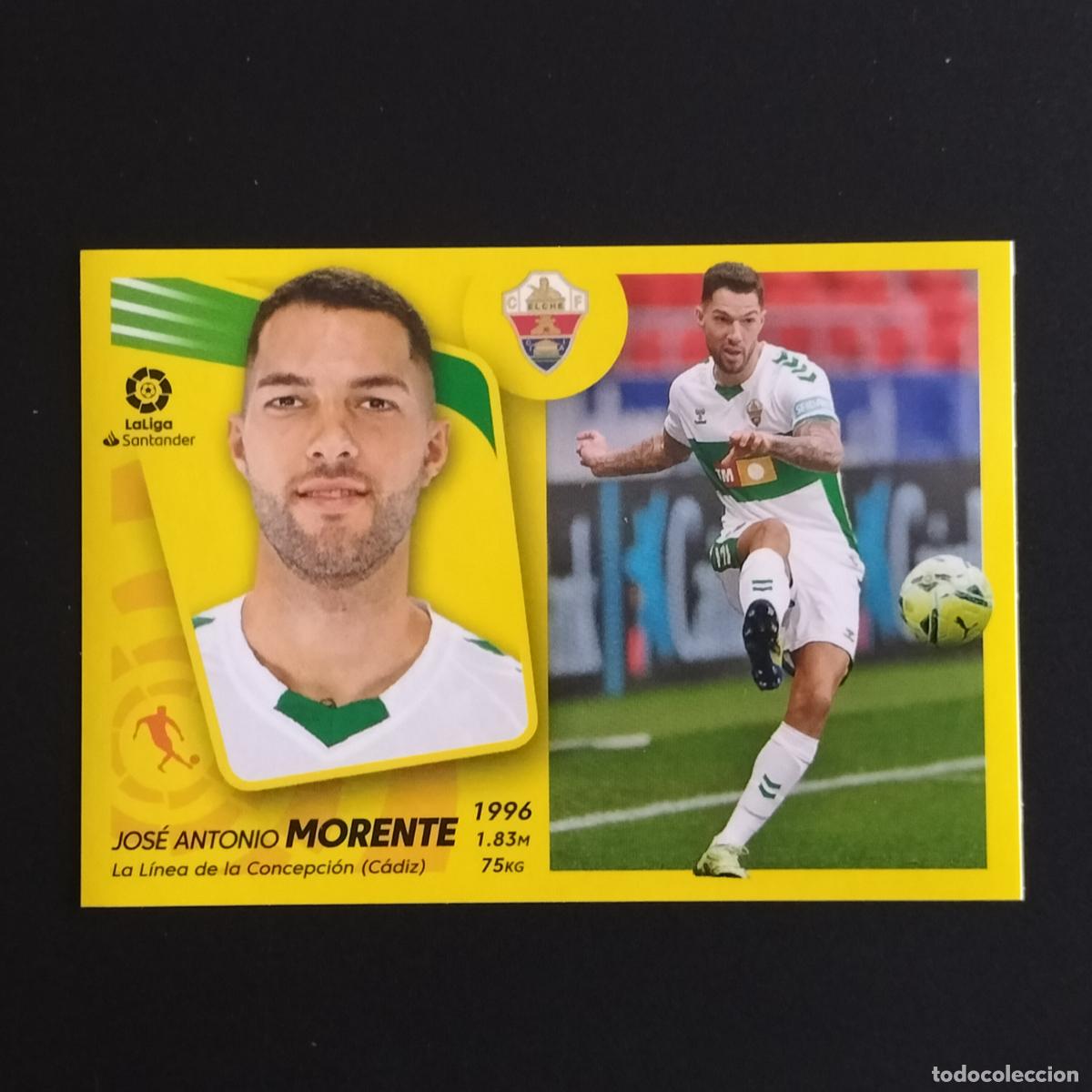 Cromos de F&uacute;tbol: N&ordm; 17 MORENTE ELCHE CROMOS LALIGA SANTANDER ESTE LIGA FUTBOL 2021 2022 21 22 PANINI