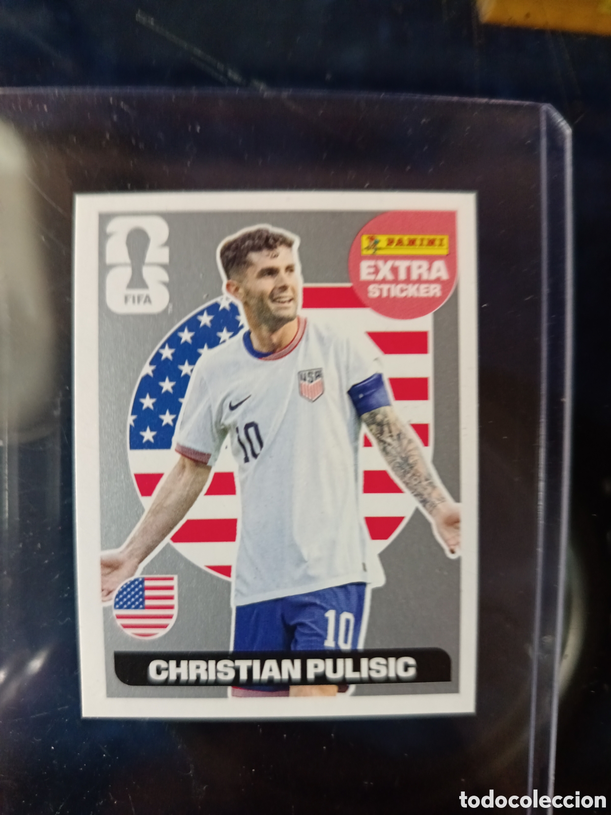 Cromos de F&uacute;tbol: EXTRA Christian Pulisic Plata MUNDIAL FIFA WORLD CUP 2026 STICKER PANINI