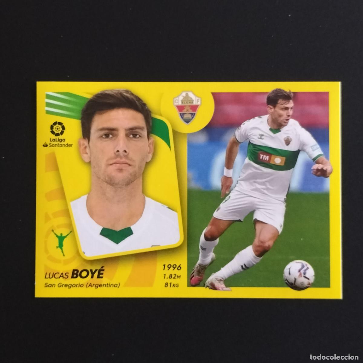 Cromos de F&uacute;tbol: N&ordm; 19 LUCAS BOYE ELCHE CROMOS LALIGA SANTANDER ESTE LIGA FUTBOL 2021 2022 21 22 PANINI