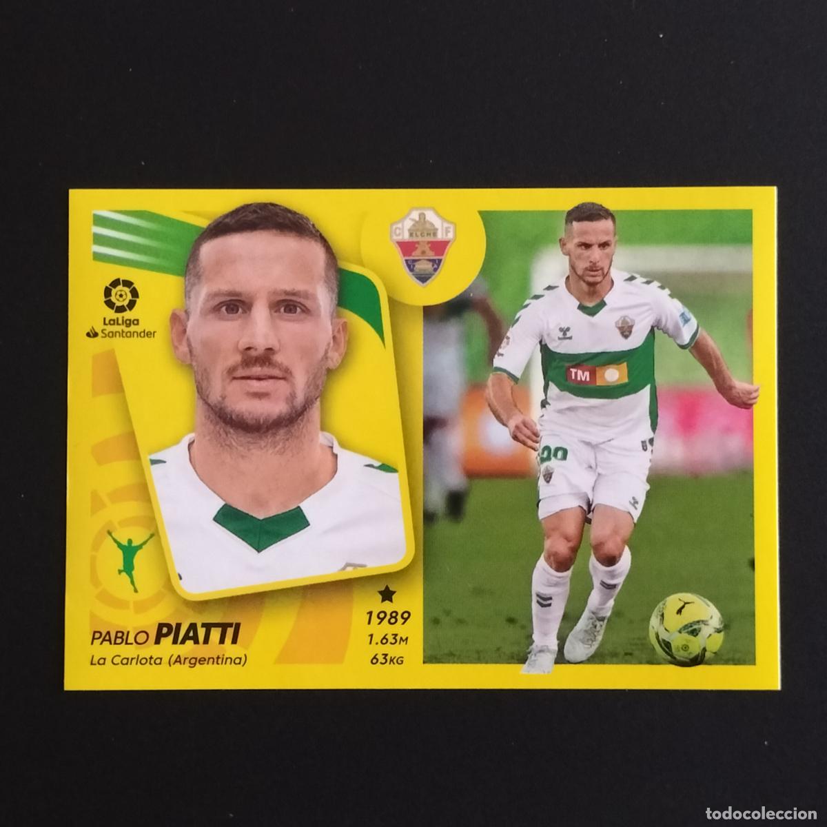 Cromos de F&uacute;tbol: N&ordm; 20 A PIATTI ELCHE CROMOS LALIGA SANTANDER ESTE LIGA FUTBOL 2021 2022 21 22 PANINI