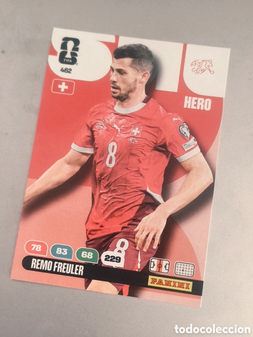 Cromos de f&uacute;tbol: Carta Remo Freuler Suiza (462) - HERO Panini Adrenalyn XL Mundial 2026