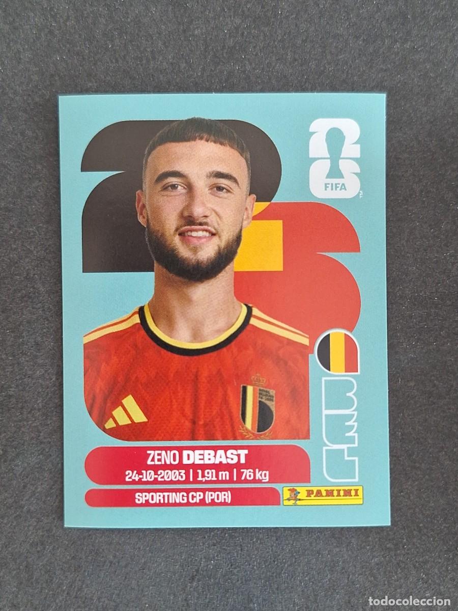 Cromos de F&uacute;tbol: L2 DEBAST SELECCION BELGICA 5 PANINI MUNDIAL FIFA WORLD CUP 2026 PANINI NUNCA PEGADO