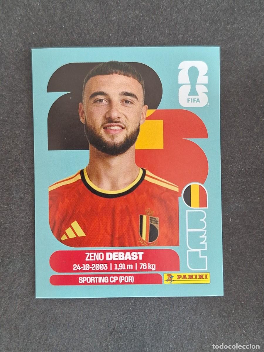 Cromos de F&uacute;tbol: L2 DEBAST SELECCION BELGICA 5 PANINI MUNDIAL FIFA WORLD CUP 2026 PANINI NUNCA PEGADO