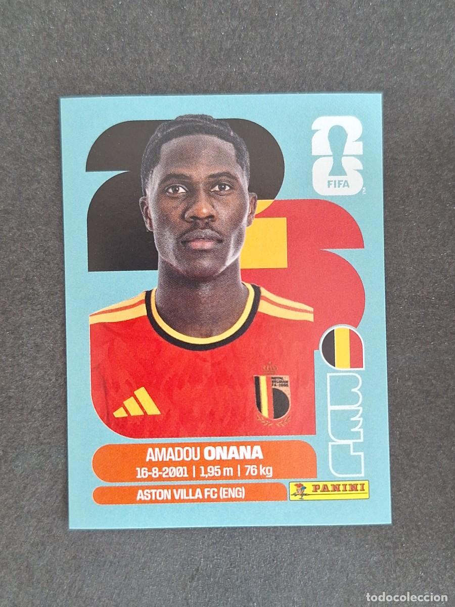 Football Stickers: L2 ONANA SELECCION BELGICA 10 PANINI MUNDIAL FIFA WORLD CUP 2026 PANINI NUNCA PEGADO
