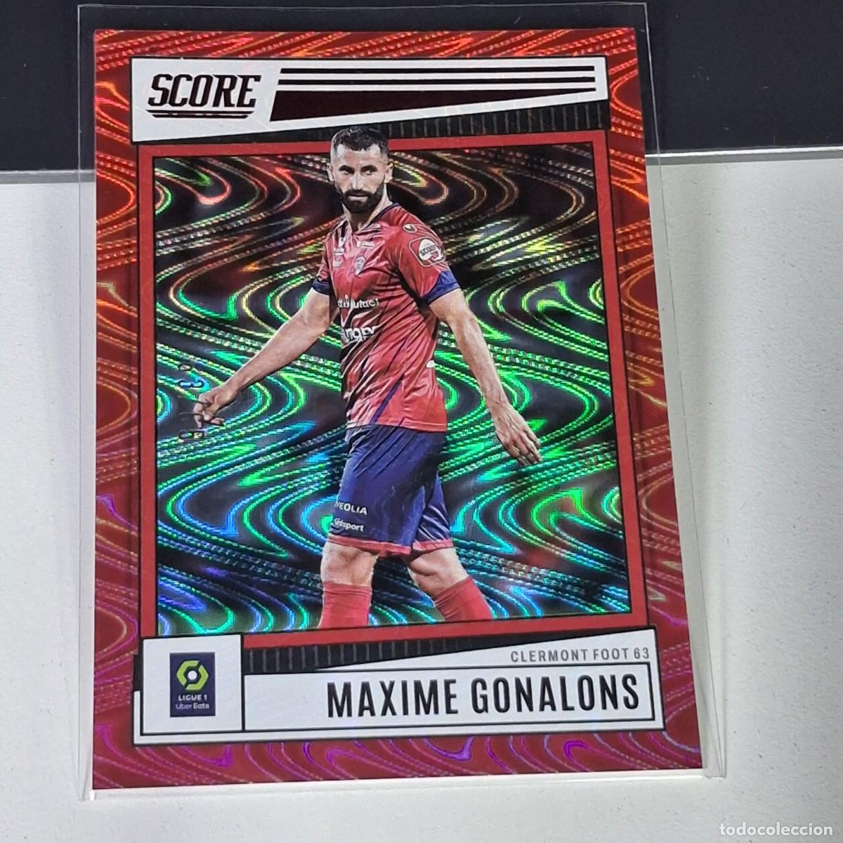 Cromos de Futebol: P2 48 MAXIME GONALONS NUMERADA /65 CLERMONT PANINI SCORE FOOT LIGUE 1 2022-2023 22-23