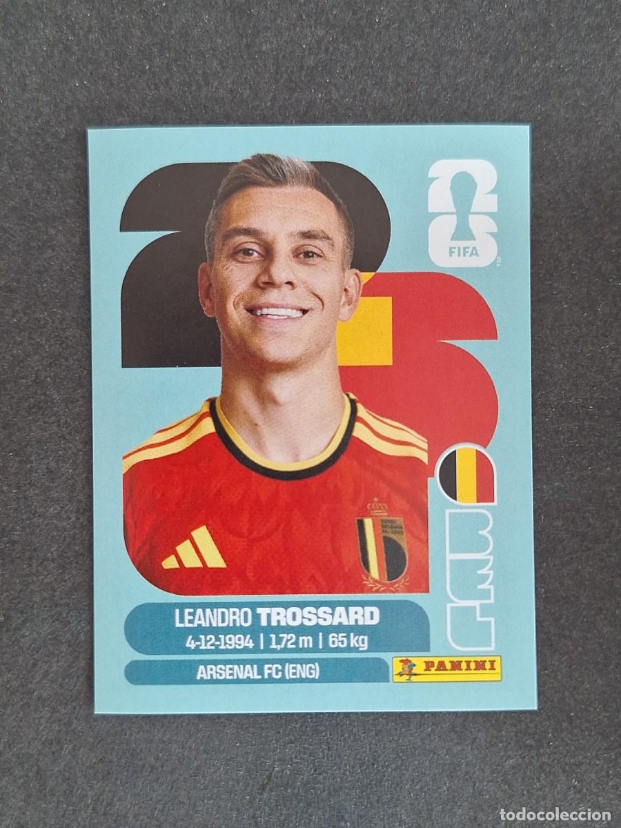 Cromos de F&uacute;tbol: L2 TROSSARD SELECCION BELGICA 18 PANINI MUNDIAL FIFA WORLD CUP 2026 PANINI NUNCA PEGADO