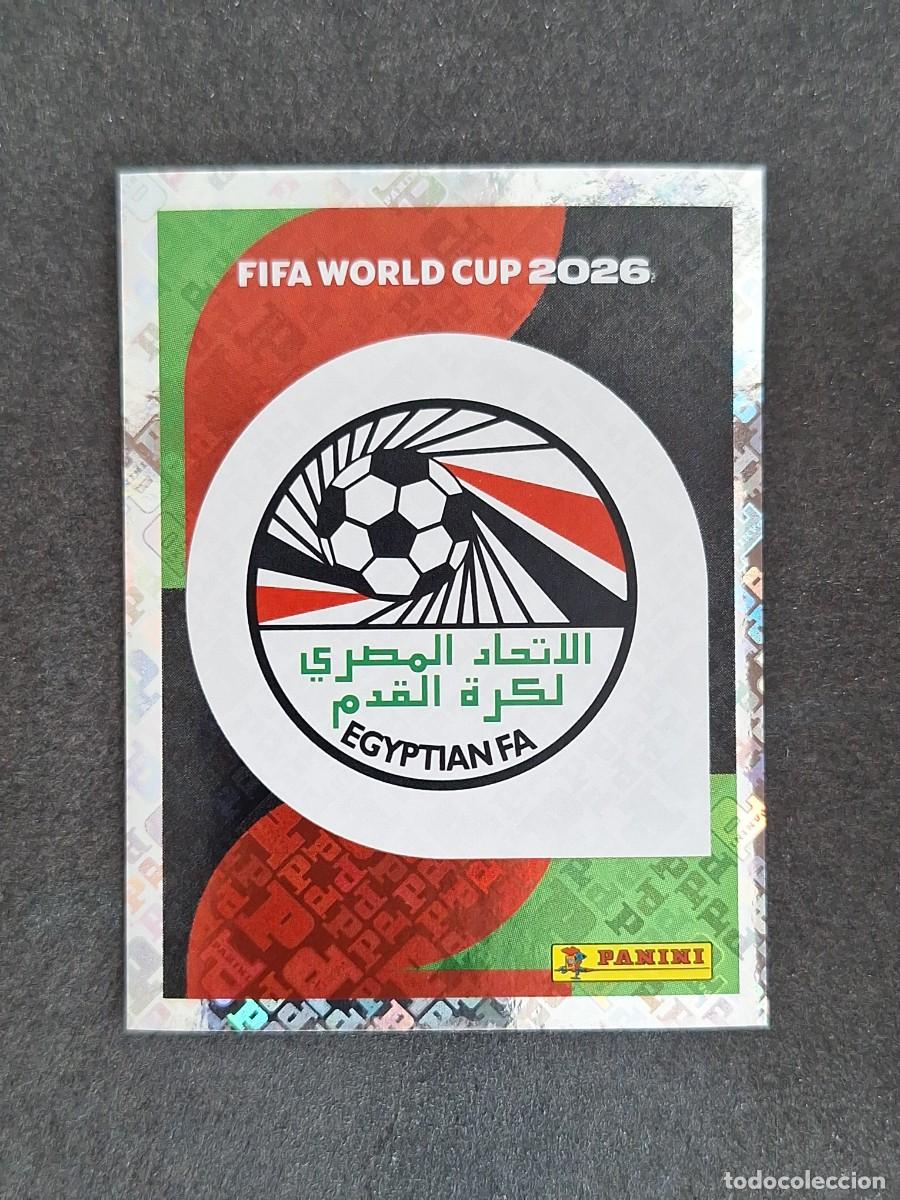 Cromos de F&uacute;tbol: L2 ESCUDO SELECCION EGIPTO 1 PANINI MUNDIAL FIFA WORLD CUP 2026 PANINI NUNCA PEGADO