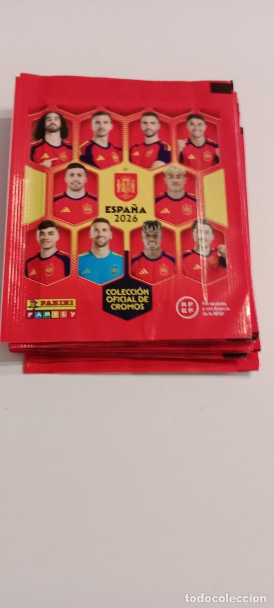 Cromos de F&uacute;tbol: LOTE DE 22 SOBRES SIN ABRIR MUNDIAL 2O26 ESPA&Ntilde;A CARREFOUR POSIBLE LAMINE YAMAL C-AMC