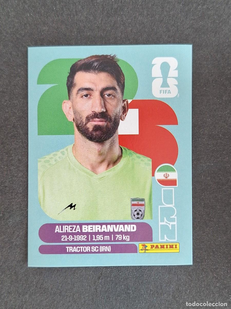Cromos de F&uacute;tbol: L2 BEIRANVAND SELECCION IRAN 2 PANINI MUNDIAL FIFA WORLD CUP 2026 PANINI NUNCA PEGADO