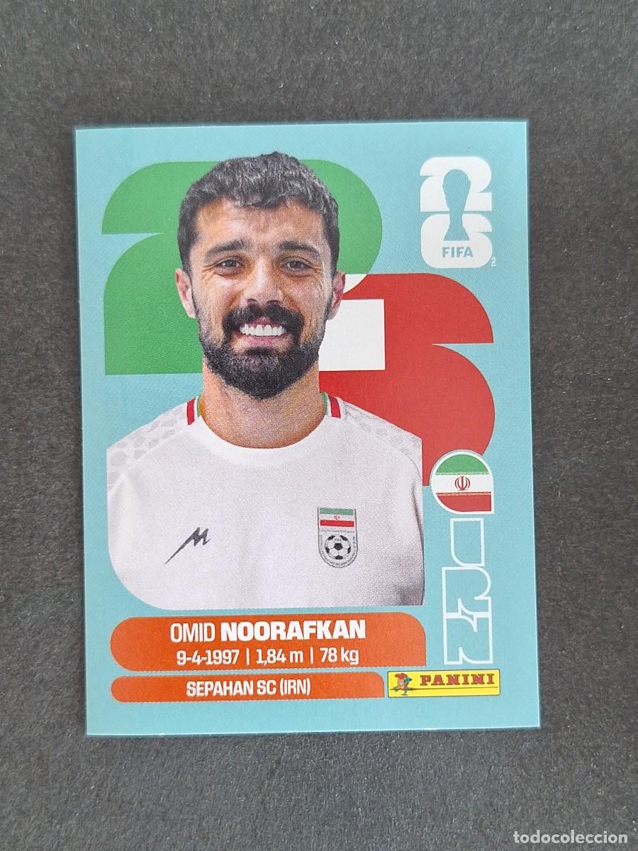 Cromos de F&uacute;tbol: L2 NOORAFKAN SELECCION IRAN 14 PANINI MUNDIAL FIFA WORLD CUP 2026 PANINI NUNCA PEGADO